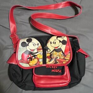 Disney Mickey‎ and Minnie Mouse Shoulder Bag Purse